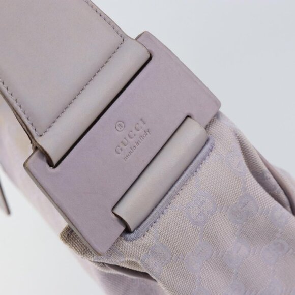 Authentic GUCCI GG Canvas Shoulder Bag Purple Gold 92699 - Picture 6 of 16